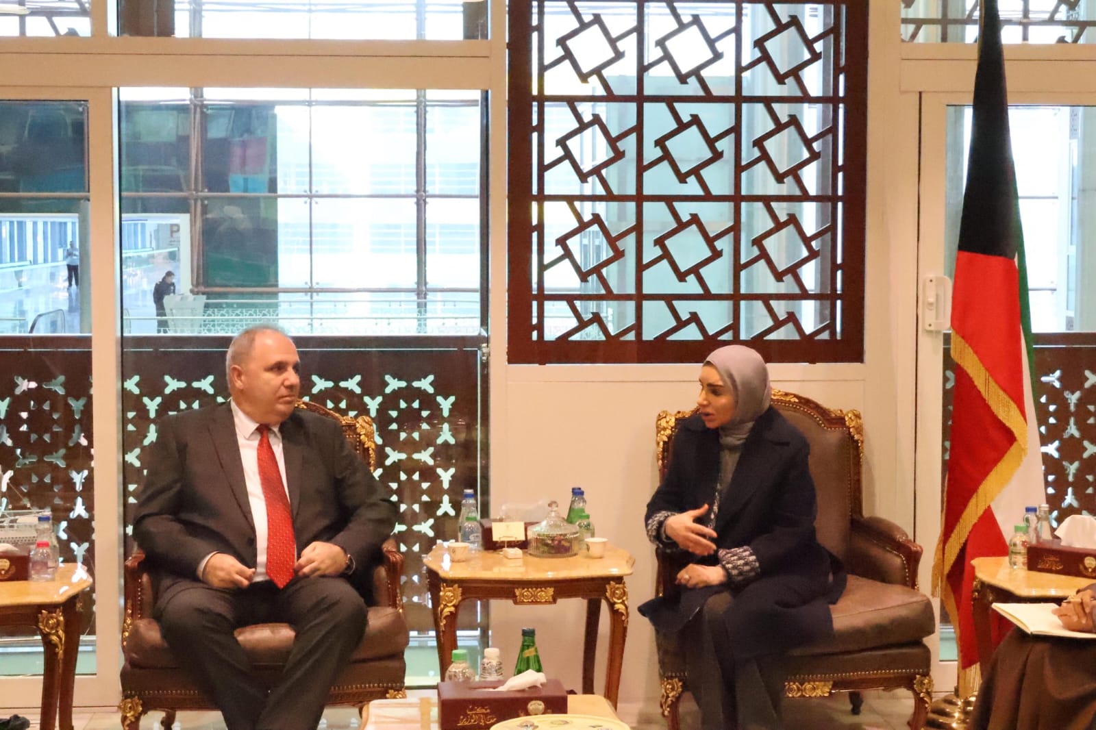 Ambassador Emil Karimov held a meeting with Amsal Hadi Al-Huwaila, Minister of Social Affairs, Family and Childhood Affairs of the State of Kuwait Xeber basligi